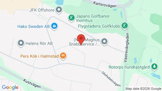 Industrial properties for rent i Halmstad - Photo from Google Street View