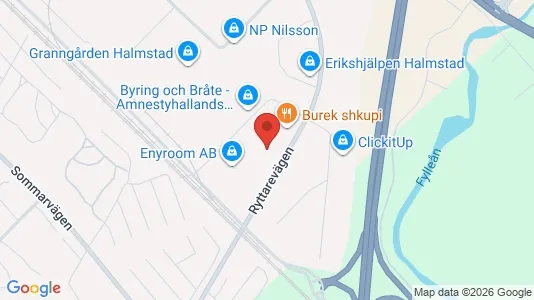 Büros zur Miete i Halmstad – Foto von Google Street View