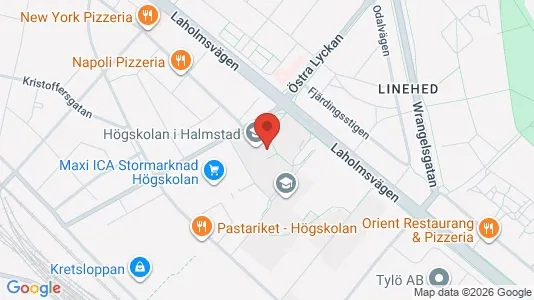 Büros zur Miete i Halmstad – Foto von Google Street View