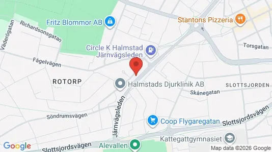 Büros zur Miete i Halmstad – Foto von Google Street View