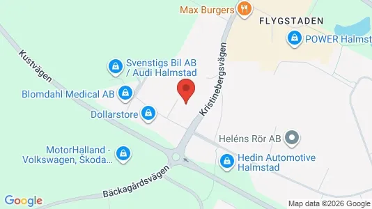Büros zur Miete i Halmstad – Foto von Google Street View