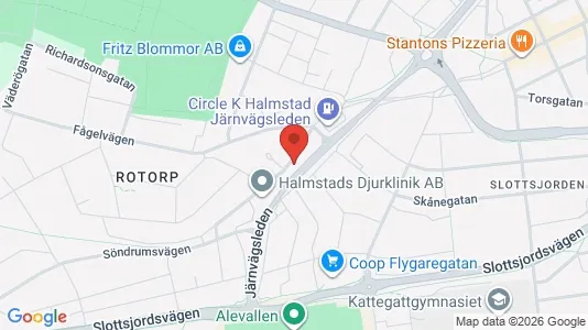 Kontorslokaler för uthyrning i Halmstad – Foto från Google Street View