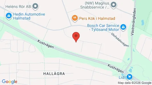 Kontorlokaler til leje i Halmstad - Foto fra Google Street View