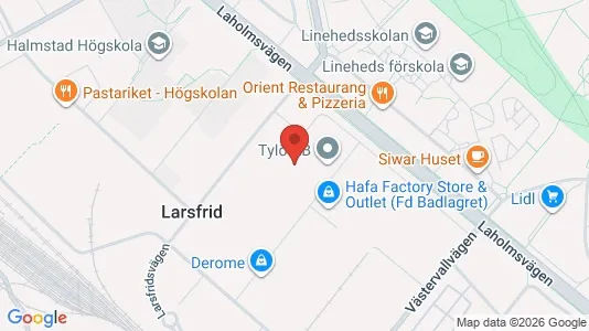 Lagerlokaler för uthyrning i Halmstad – Foto från Google Street View