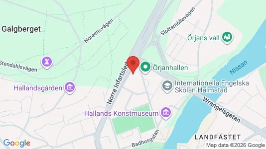 Espacios de oficina En alquiler i Halmstad - Foto de Google Street View
