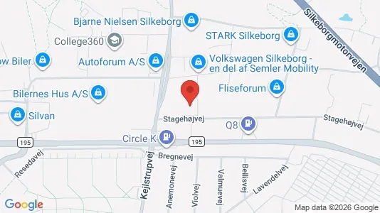 Office spaces for rent i Silkeborg - Photo from Google Street View