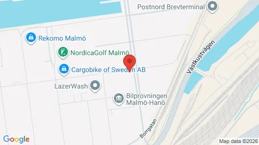 Industrilokaler för uthyrning i Malmö Centrum - kort over placeringen