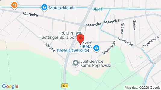 Kantorruimte te huur i Wołomiński - kort over placeringen