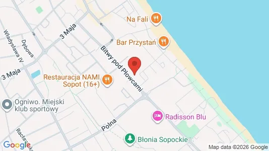 Lokale biurowe Do wynajęcia i Sopot - kort over placeringen