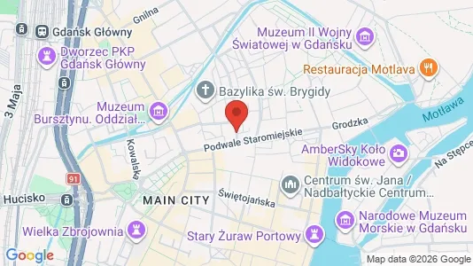 Espacios de oficina En alquiler i Gdańsk - kort over placeringen