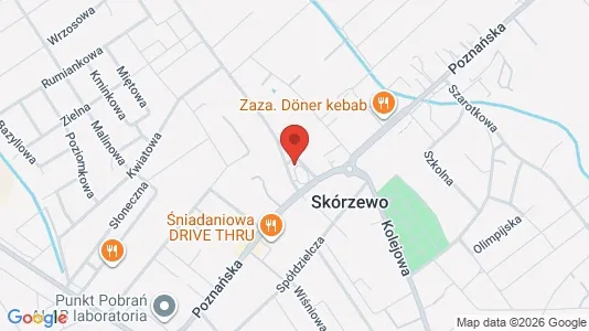 Toimistotilat Vuokrattavana i Poznański - kort over placeringen