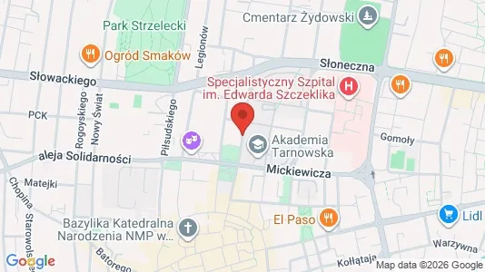 Lokale biurowe Do wynajęcia i Tarnów - kort over placeringen