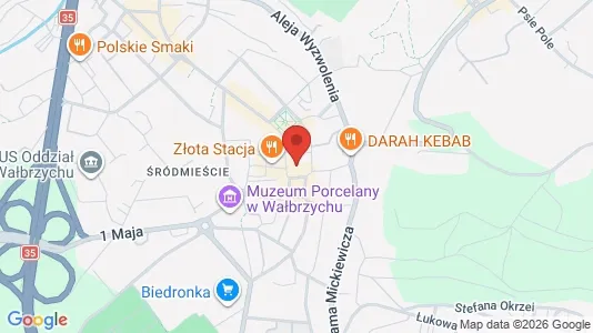 Office spaces for rent i Wałbrzych - Photo from Google Street View