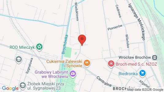 Kontorer til leie i Wrocław – Bilde fra Google Street View