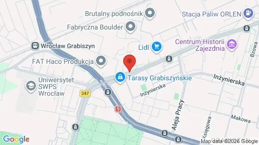 Kontorlokaler til leje i Wrocław - Foto fra Google Street View