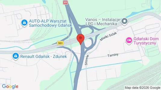 Lokale biurowe Do wynajęcia i Gdańsk - kort over placeringen