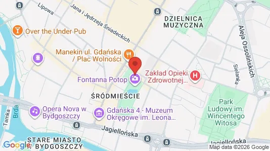 Lokale biurowe Do wynajęcia i Bydgoszcz - kort over placeringen