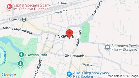 Espacios de oficina En alquiler i Krakowski - kort over placeringen