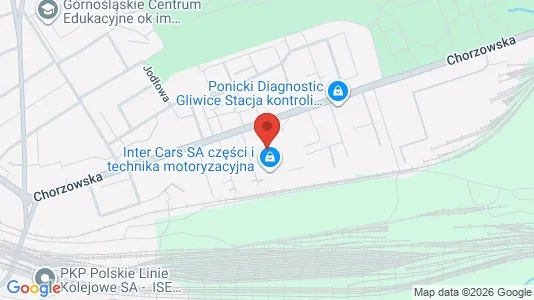 Office spaces for rent i Gliwice - kort over placeringen