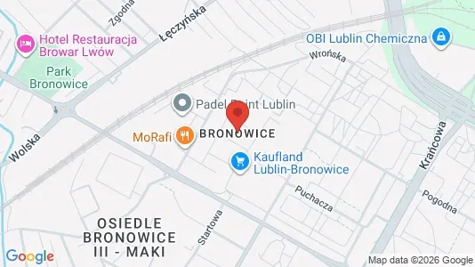 Lokale biurowe Do wynajęcia i Lublin - kort over placeringen
