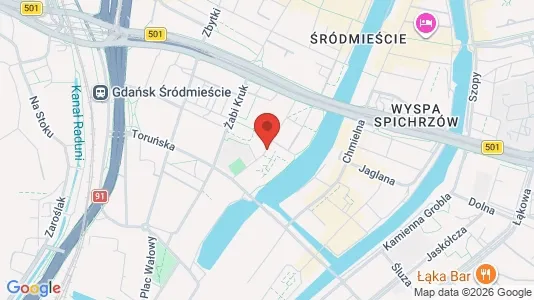 Büros zur Miete i Gdańsk - kort over placeringen