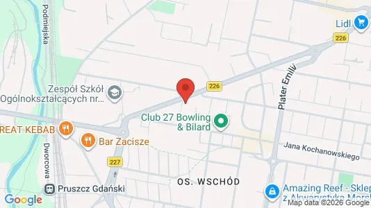 Lokale biurowe Do wynajęcia i Gdański - kort over placeringen