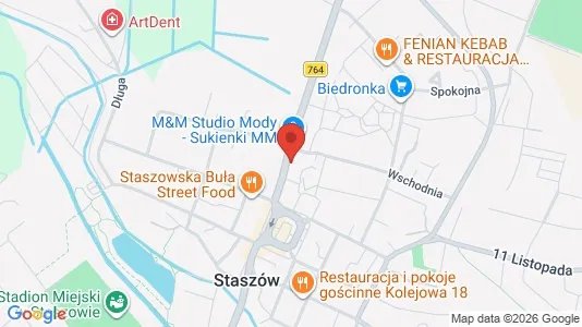 Lokale biurowe Do wynajęcia i Staszowski - kort over placeringen