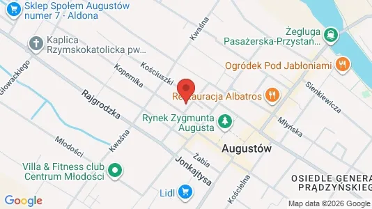 Lokale biurowe Do wynajęcia i Augustowski - kort over placeringen