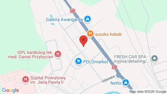 Lokale biurowe Do wynajęcia i Bartoszycki - kort over placeringen