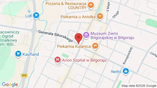 Kontorlokaler til leje i Biłgorajski - Foto fra Google Street View