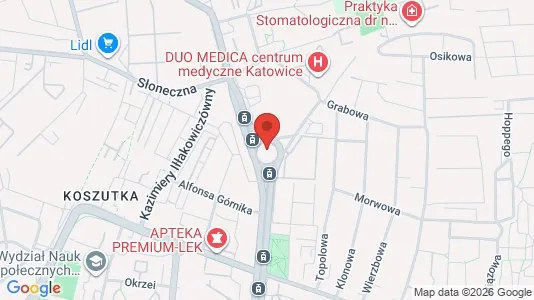Büros zur Miete i Katowice – Foto von Google Street View