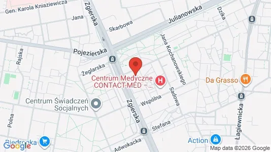 Kontorlokaler til leje i Łódź - Foto fra Google Street View