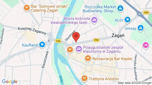 Büros zur Miete i Żagański – Foto von Google Street View
