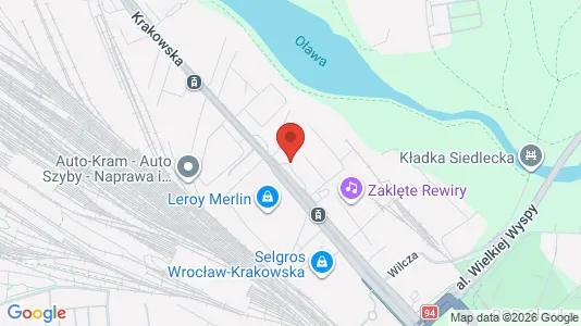 Espacios de oficina En alquiler i Wrocław - Foto de Google Street View