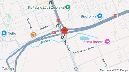 Espacios de oficina En alquiler i Łódź - kort over placeringen