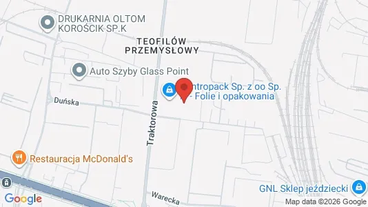 Lokale biurowe Do wynajęcia i Łódź - kort over placeringen