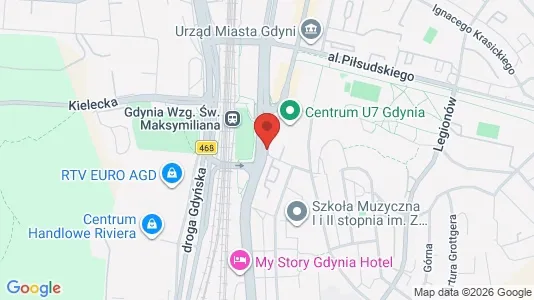 Lokale biurowe Do wynajęcia i Gdynia - kort over placeringen