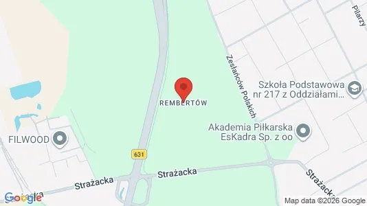 Toimistotilat Vuokrattavana i Varsova Rembertów - kort over placeringen