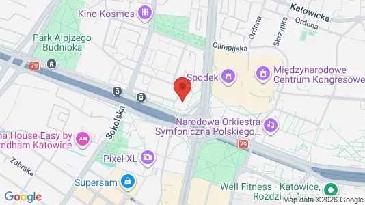 Lokale biurowe Do wynajęcia i Katowice - kort over placeringen