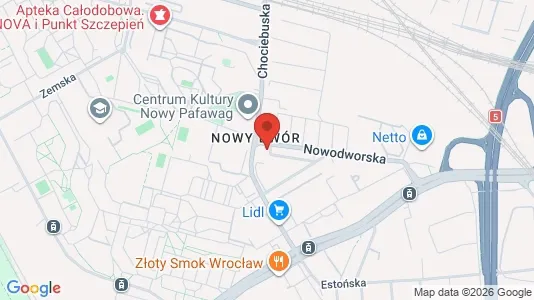 Büros zur Miete i Wrocław – Foto von Google Street View