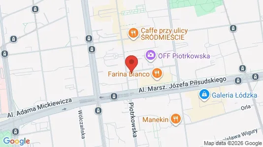 Office spaces for rent i Łódź - Photo from Google Street View