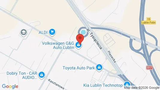 Office spaces for rent i Lubelski - kort over placeringen