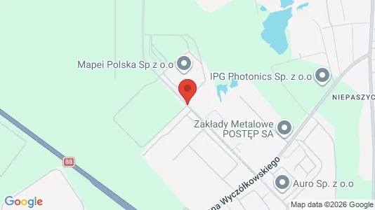 Büros zur Miete i Gliwice - kort over placeringen
