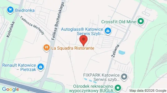 Büros zur Miete i Katowice – Foto von Google Street View
