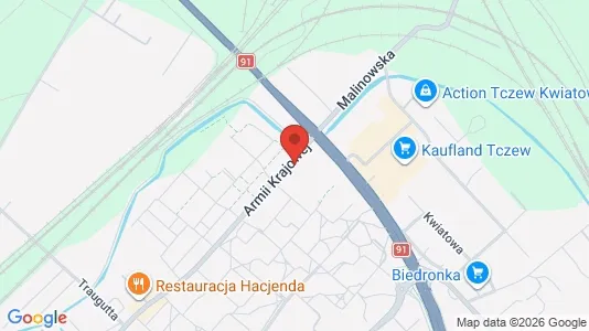 Lokale biurowe Do wynajęcia i Tczewski - kort over placeringen