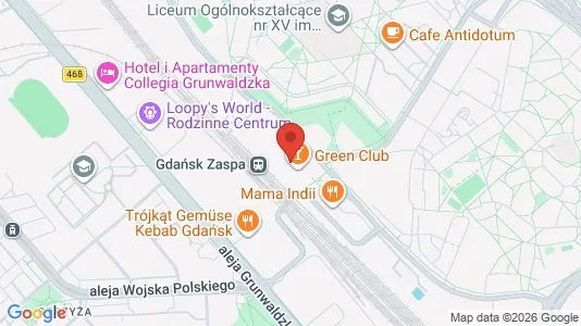 Office spaces for rent i Gdańsk - kort over placeringen
