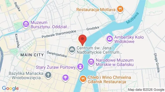 Büros zur Miete i Gdańsk - kort over placeringen