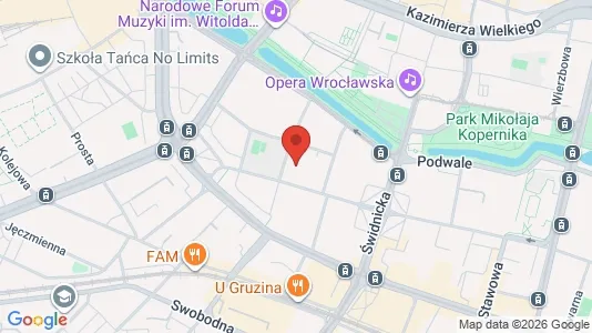 Office spaces for rent i Wrocław - Photo from Google Street View