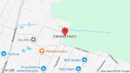Lokale biurowe Do wynajęcia i Tychy - kort over placeringen