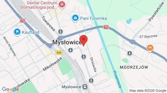 Office spaces for rent i Sosnowiec - Photo from Google Street View
